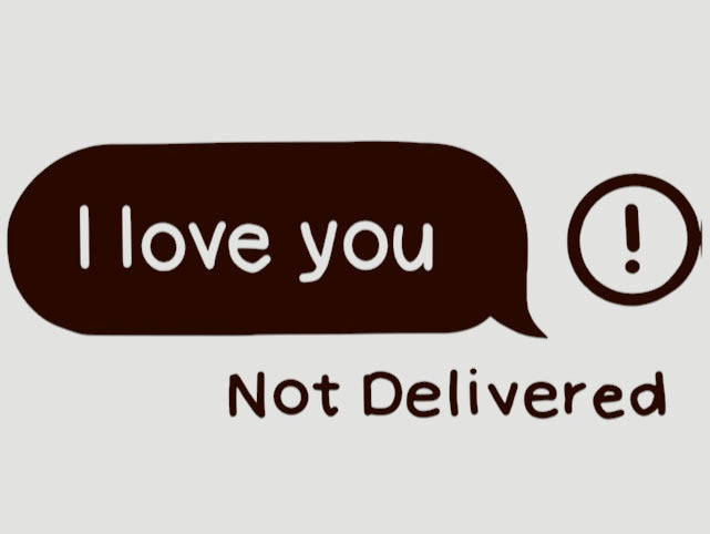 I love you not delivered Decal