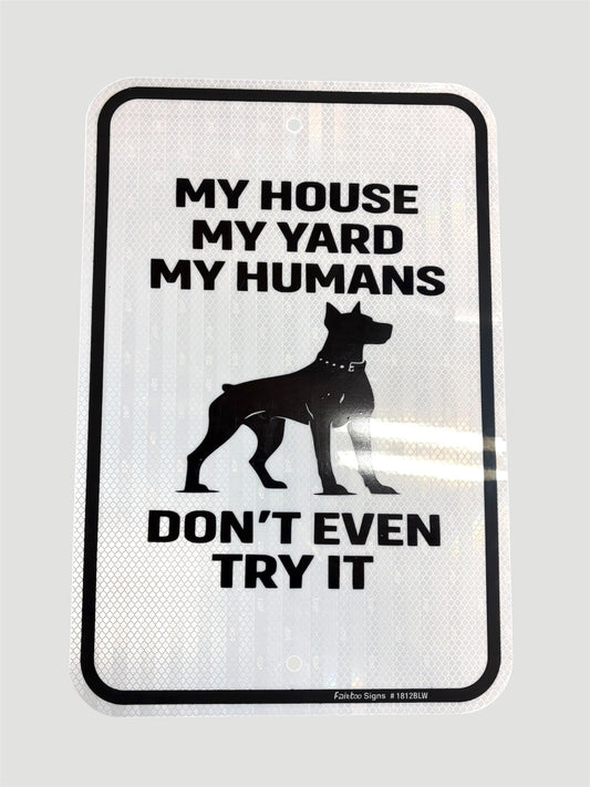 Custom Dog Yard Sign